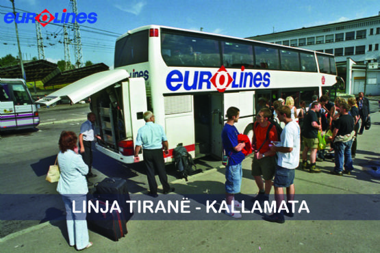 EURO LINES Grammí Keparisia ΤΙΡΑΝΑ, Leoforeío Kyparissia ΤΙΡΑΝΑ, Keparisia ΤΙΡΑΝΑ Terminal, taxidiotikó grafeío  Kyparissia ΤΙΡΑΝΑ, Taxidiotikó Grafeío TIRANA Kyparissia, Eisitíria gia TIRANA Kyparissia